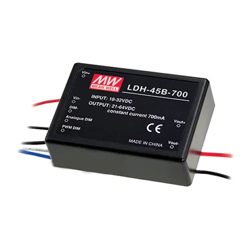 Warranty Included LDH-45B-500W - I/P 18~32VDC2.1A O/P 21~86VDC 500m A Constant Current DC/DC/Wire