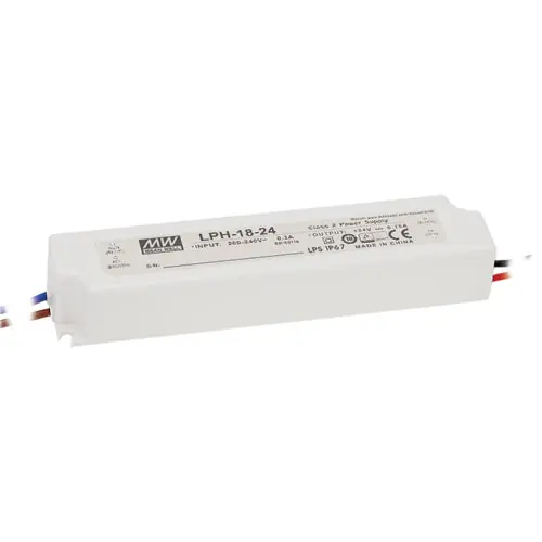 LPH-18-24 - 24V /0.75A 24Vdc LED Driver High AC Input: 180~264vac 24V 0.75A Popular