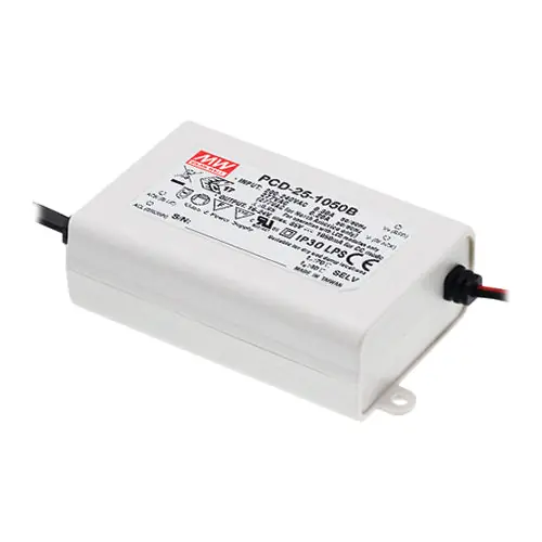 PCD-25-350B - I/P 180~295Vac O/P +40~58V 350m A/LED Driver/350m A Dimmable with TRIAC Dimmer Input:180~295vac Best Price
