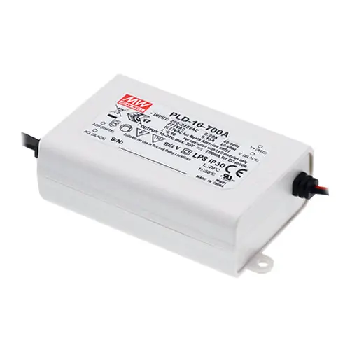 Crafted PLD-16-350A - I/P 90~135Vac O/P +24~48V350m A Constant Current LED Driver Input 90~135VAC