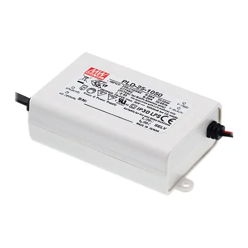 Markdown PLD-25-1400 - I/P 90~295Vac O/P +12~18V1400m A Constant Current LED Driver Constant Current: 1400m A