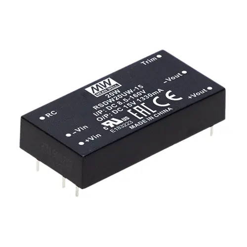 RSDW20UW-12 - 20W I/P: 8.5-160VDC; O/P: 12V@1670m A/DC/DC Converter 2x Exclusive