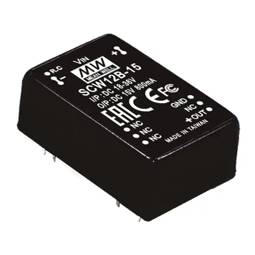 SCW12A-05 - 12W; I/P: 9-18VDC; O/P: 05V @2400m A DC/DC Converter Module Type Best Choice