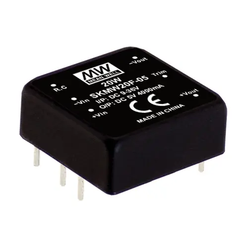 Wholesale SKMW20G-12 - 20W; 18-75Vin; 12Vout @1.67A,1"*1" 1x1" DC-DC Converter DIP