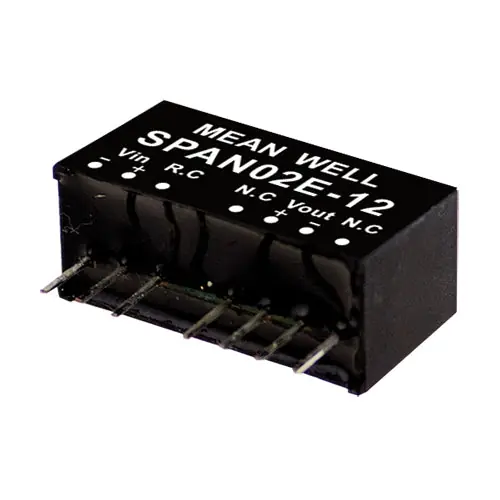 SPAN02C-15 - I/P: 36-75VDC; O/P: 15VDC @134m A; SIP DC-DC Converter SIP Today Only