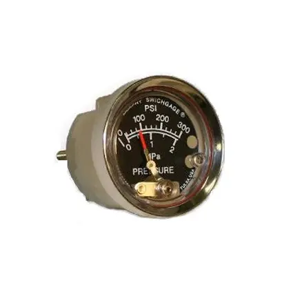 Free Returns Murphy 0-300 PSI Mechanical Pressure Swichgage 2 in. with Polycarbonate Case - A20P-300