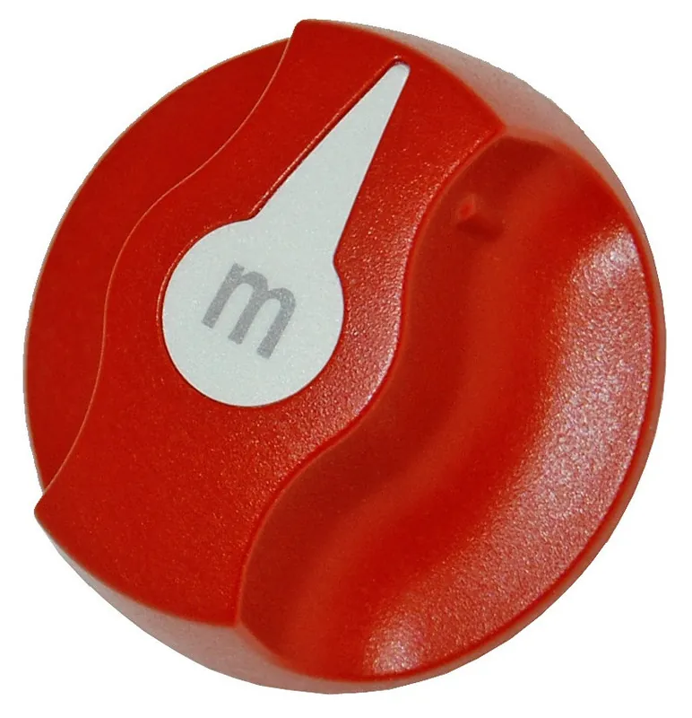 Blue Sea Systems m-Series Mini Battery Switch Spare Knob in Red - 7901 Worldwide Shipping