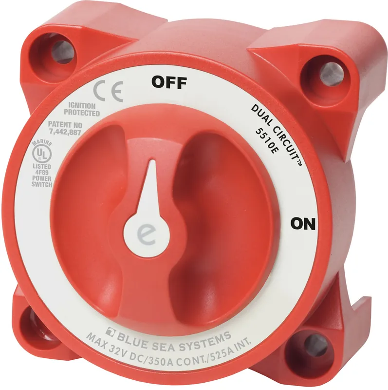 Blue Sea Systems e-Series Dual Circuit Battery Switch 32VDC - 5510e Buy Today