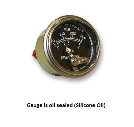 Direct From Manufacturer Murphy 0-300 PSI Mechanical Pressure Swichgage 2 in. - Oil Sealed - 20P-OS-300