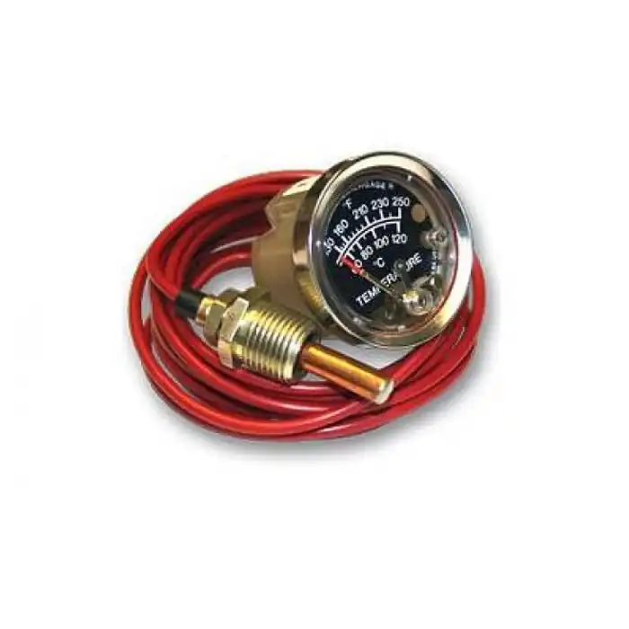 Grab Now Murphy 130-250F Temperature Swichgage 2.5 in. with 12 Ft Capillary and Polycarbonate Case - A25T-250-12-1/2