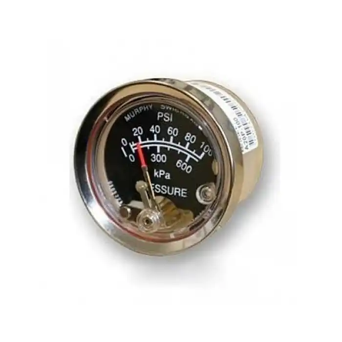 Murphy 0-100 PSI Mechanical Pressure Swichgage with Snap-Switch for Pre ...