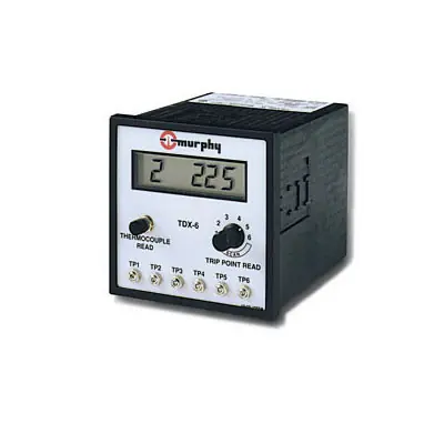Editor’s Pick Murphy 6-Channel 0-1999F Temperature Scanner and Pyrometer 80-250 VDC Type J - Field-Effect Transistor - TDX6-B-F-J
