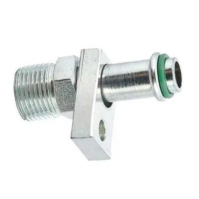 Professional Grade MEI Flange Pad Fitting/PACCAR for Kenworth/Peterbilt - Fits onto Condenser - No. 8 Pad/Tube/MIO - 4202S