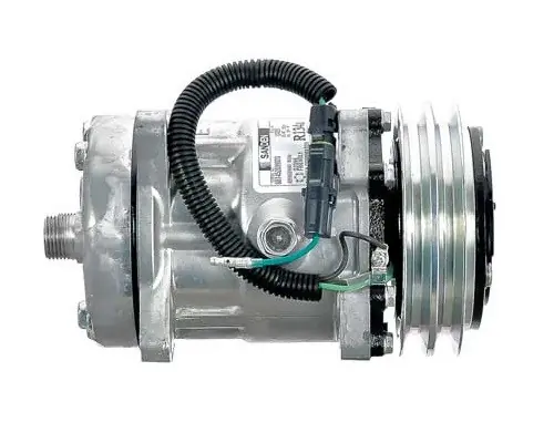 Sanden Compressor Model SD7H15HD 24V R134a with 132mm 2Gr Clutch and KG Head - MEI 5749A Popular