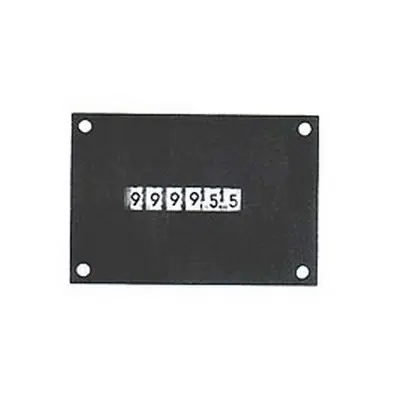 ENM 6-Digit Electrical Counter 12V DC - 4-Hole Panel Mount - P2B512A Clearance