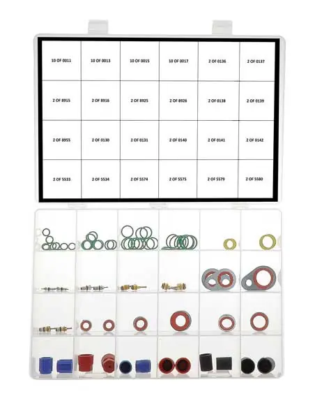 MEI Master Deluxe O-Ring and Sealing Washer Assortment Kit - 8993 Time-Limited