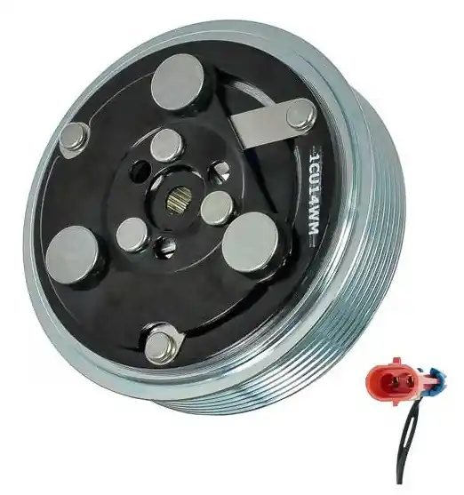Sanden SD7H15 7 Grooves A/C Clutch 12V with 2 Wires - Splined Shaft - MEI 50418 Trusted Brand