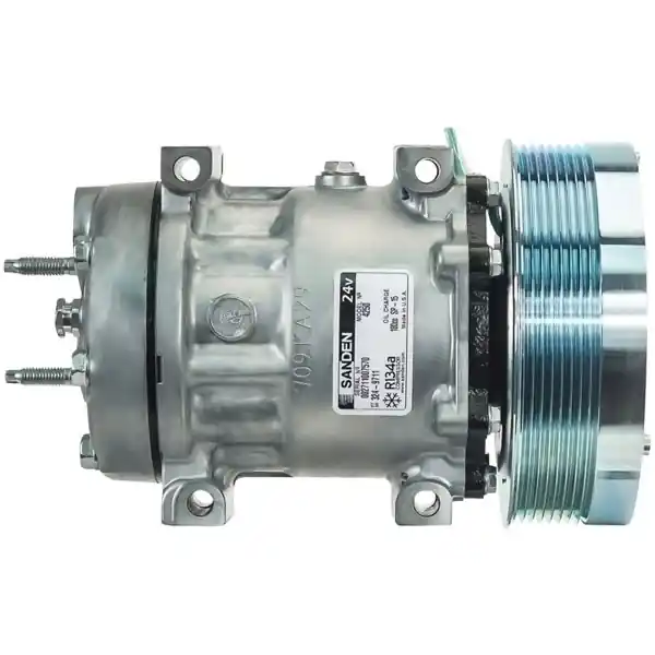Save Now Sanden 54250 Compressor Model SD7H15SHD 24V R134a with 152mm 8Gr Clutch - by MEI