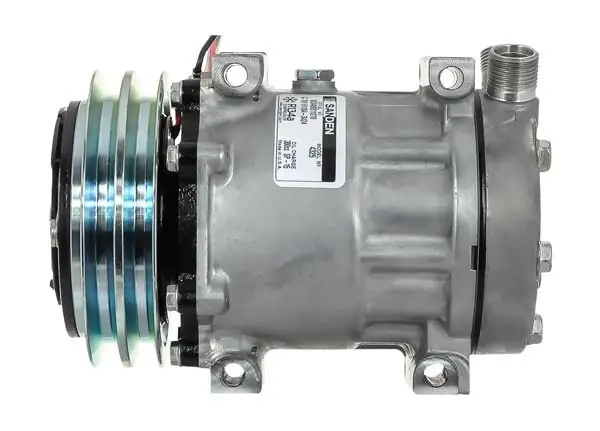 Must Have Sanden Compressor Model SD7H15 24V R134a with 132mm 2Gr Clutch and JD Head - MEI 54325