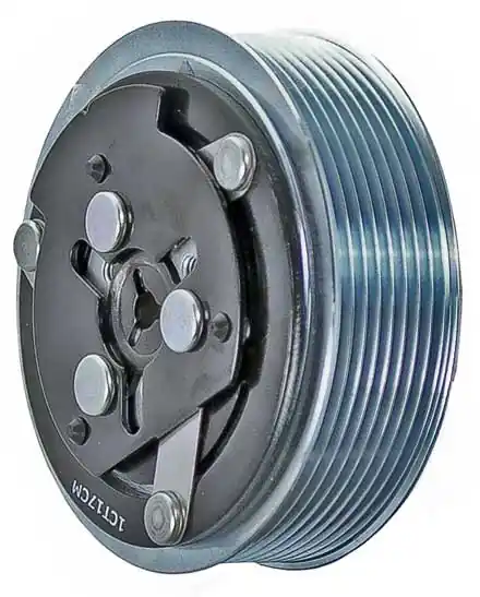 Popular Sanden SD7H15 8 Grooves A/C Clutch 12V 1 Wire with Diode and Bullet Jumper - Keyed Shaft - MEI 5068A