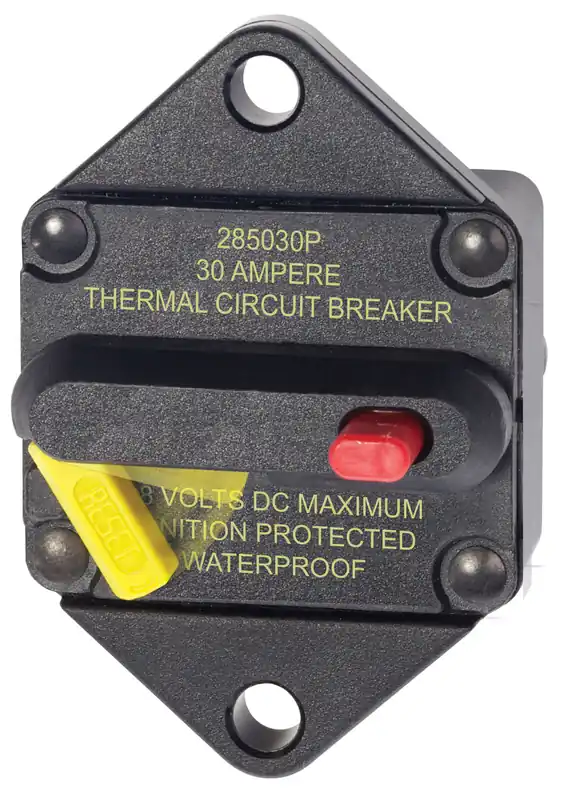 Blue Sea Systems Panel Mount 285 Series Thermal Circuit Breaker 30A - 7081 Low Price