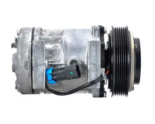 Sanden Compressor Model SD7H15-Super HD 12V R134a with 125mm 6Gr Clutch and GH Head - MEI 5334S Clearance
