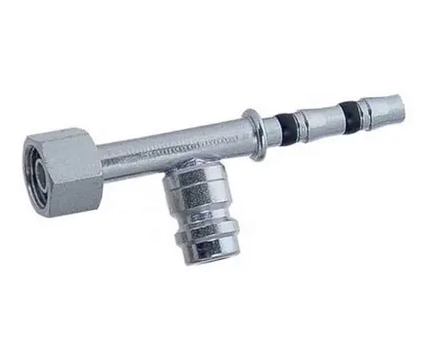 MEI Straight Female O-Ring Fitting for Manuli Class 1 Type E Hose with 16 mm. R134a/High Side Port - No. 6 Fitting/Hose Size - 4502Q Super Sale