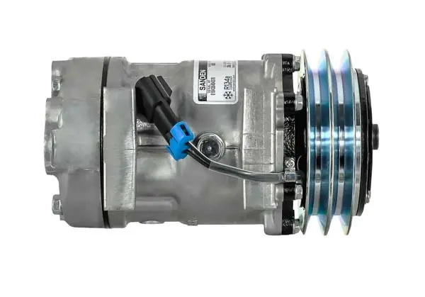 Sanden Compressor Model SD7H15 12V R134a with 132mm 2Gr Clutch and WV Head - MEI 5382 Time-Limited