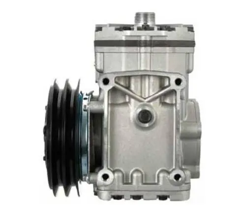 QCC T/CCI Style Compressor Model ET210L 12V R12/R134a with 6 in. 2Gr Clutch and Tube-O Head - MEI 5217 Free Returns