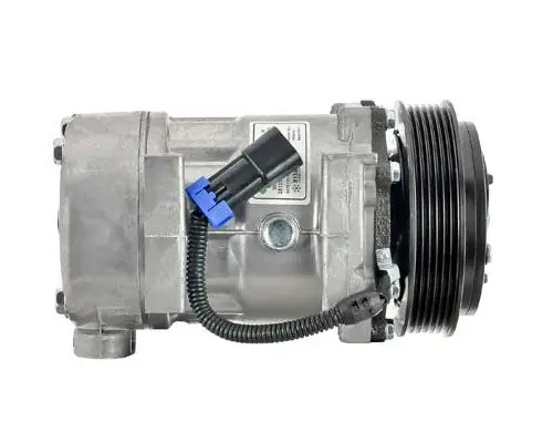 QCC Compressor Model QP7H15 12V R134a with 125mm 6Gr Clutch and GQ Head - MEI 5366Q Original