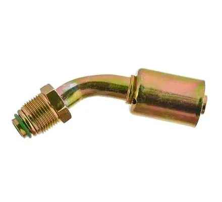 MEI Male O-Ring 45 Deg. Steel Fitting No. 8 x Hose No. 8 without Port - 4394S Premium