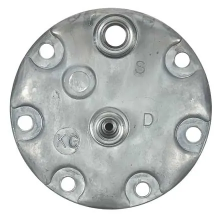 Sanden SD7H15 KG Style Rear Head without Pressure Relief Valve - MEI 5638G Viral