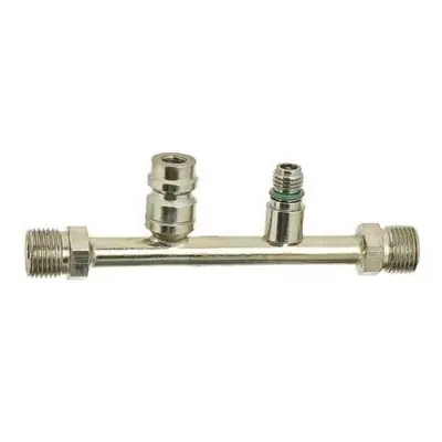 Reduced Price MEI Straight Splicer Repair Fitting for Freightliner - 16 mm. M10 Switch Port - No. 6 Fitting/Hose Size - 4588SM