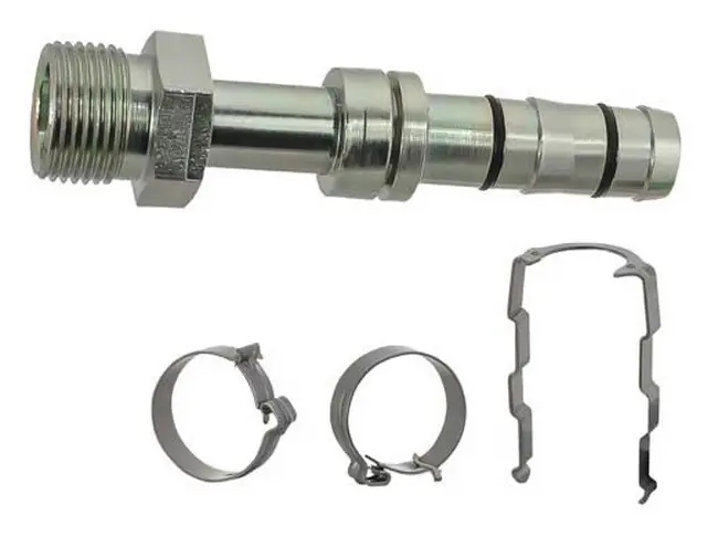 Money Back Guarantee MEI EZ-Clip Male Insert O-Ring Straight No. 8 Hose Fitting - 4424EZ