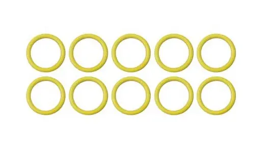 Top Rated MEI Yellow Suction O-Ring - 3/4 in. OD x 5/8 in. ID - Box of 10 - 0137