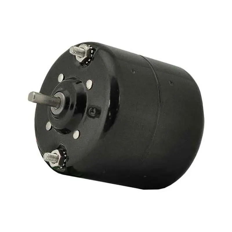 Professional Grade MEI Single Shaft Blower Motor Two Speed 12V with Stud Mount - 3052