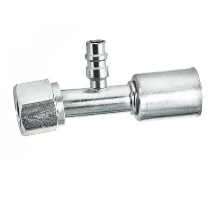 Secure Checkout MEI Female O-Ring Straight Steel Fitting No. 10 x Hose No. 10 with 13mm Port Low Side - R134a - 4504S