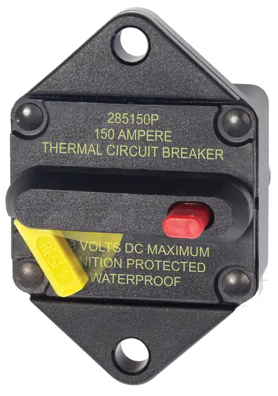 Blue Sea Systems Panel Mount 285 Series Thermal Circuit Breaker 150A - 7089 Don’t Miss Out