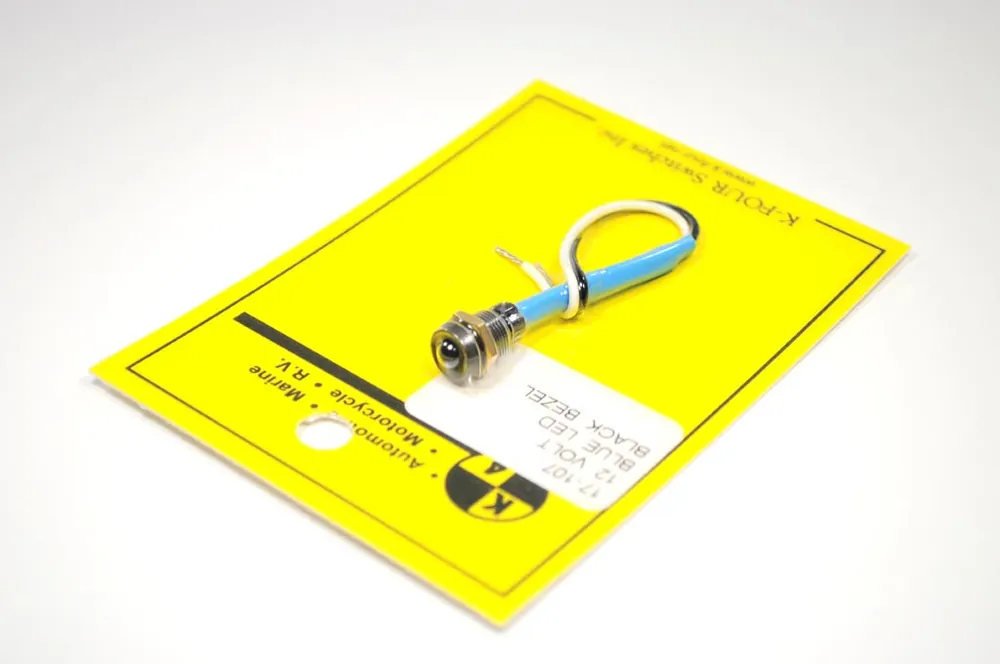 Hassle-Free Returns K-Four - LED Indicator Light, Blue Standard 12volt - 17-107