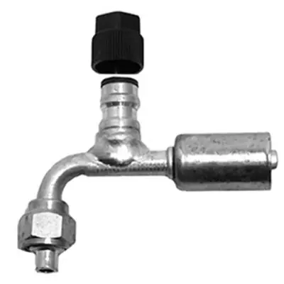 Kysor 90 Deg. Female O-Ring with 16mm R-134a Port 6 x 6 Fitting - 2614160 Free Shipping
