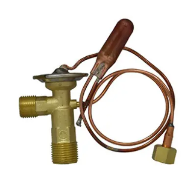 Kysor 8 in. Capillary Tube Type Externally Equalized Expansion Valve with 3/8 in. Male O-Ring Inlet and 1/2 Male O-Ring Outlet - 1899049 Brand New