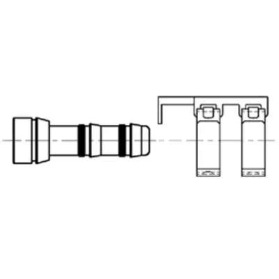 Kysor Straight Weld-On Barb Kit Fitting 6 x 6 with Clamp Assembly 3/8 in. - 2660081 Buy Today