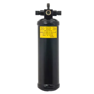 Next Day Delivery MEI Steel Receiver Drier 2.75 in. Diameter x 10 in. Length with 3/8 in. No. 6 MIO Inlet/Outlet - Side Glass - 7389
