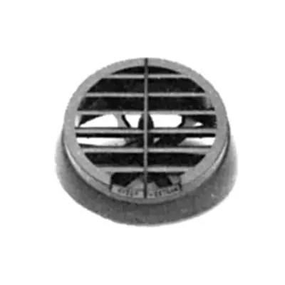 NITE Day Cab 3-5/8 in. Round Louver Outlet Assembly with Angled Base and Spring - 3275002 by Kysor One Day Deal