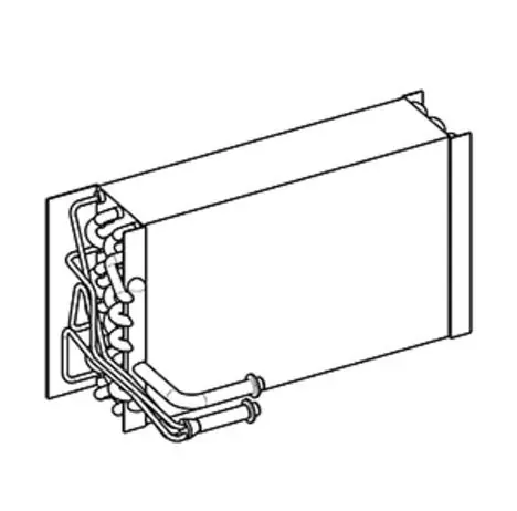 Kysor Evaporator Coil 12 3/16 in. x 3 1/8 in. x 8 in. - 1614010 Latest