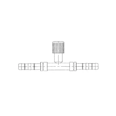 Cheap Kysor 5-39/64 in. Splicer Fitting No. 8 with High Side R134-a Charge Port - 2630902