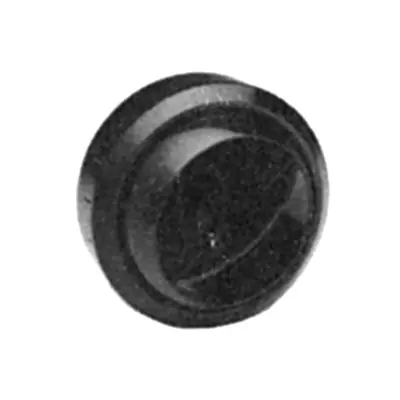 Direct From Manufacturer Kysor 3-1/4 in. Black Round Louver with 3 in. Mounting Hole - 3299014
