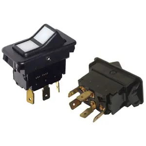 Kysor Rocker Switch with 5 Terminals and SPDT Pole/Throw Type - 2117004 Best Choice