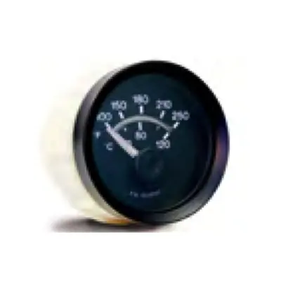 Genuine Murphy 300F/149C Electric Temperature Gage 12V with Semi-Gloss Finish Black Bezel - EG21T-300-12-A