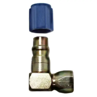 Factory Price Kysor 90 Deg. Adapter 13 mm Fitting Size and 7/16 in. x 1/4 in. Fitting Thread Size - Blue Cap Low Side - 2899005